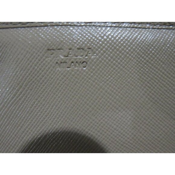 Prada Blush Pink Italian Saffiano Leather Ribbon Bow Embellished Bi-Fold Wallet - Picture 10 of 15